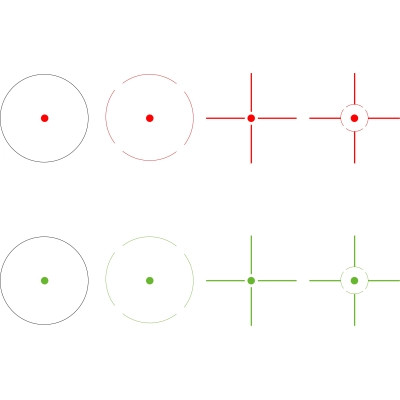 Коліматорний приціл Vector Optics Z4 1x23х34 (RDSL26) Вінниця - фото 2