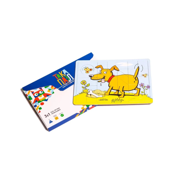 Детские Пазлы 3 в 1 