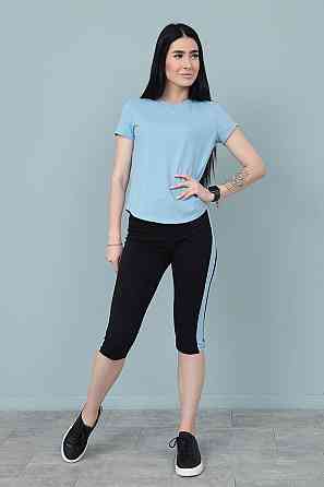 Спортивний костюм з бриджами "Dion" оптом | Норма Блакитний, 46-48 Київ