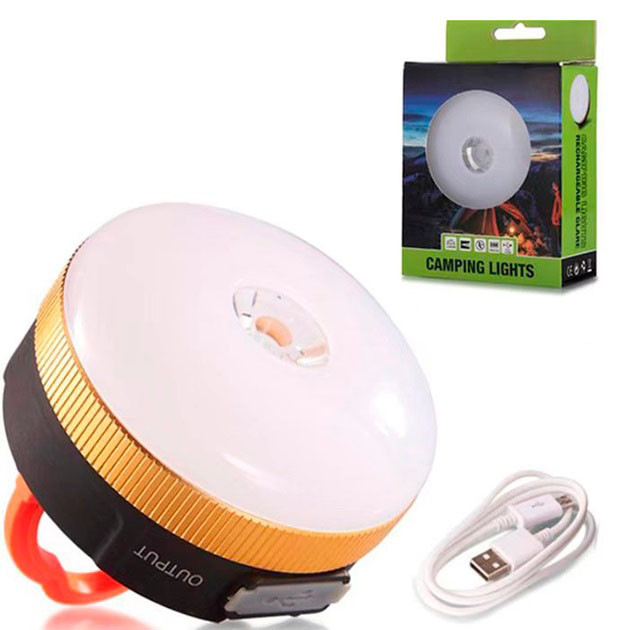 Светодиодный кемпинговый фонарь YD-7-7SMD с функцией Power Bank белый красный свет ET-91 Львов - изображение 6