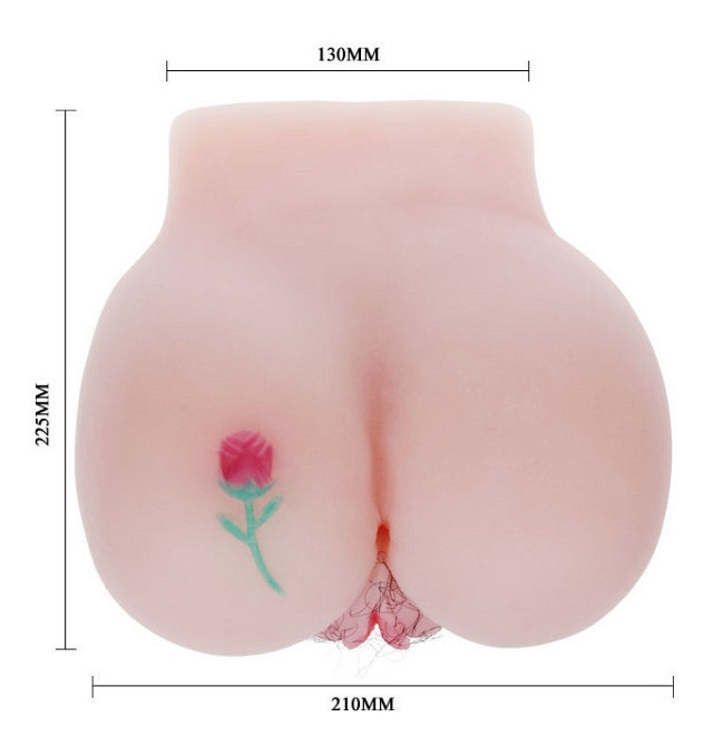 Мастурбатор с двойной вибрацией и двумя входами BAILE Princess Vagina and Anal, BM-009107 Sex Aura Киев - изображение 8