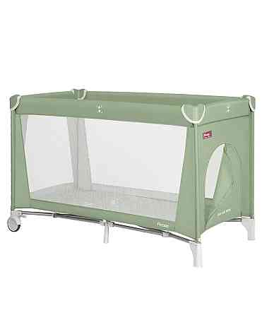 Манеж детский игровой с матрасом и сумкой для транспортировки Piccolo Mint Green 125*65 см CARRELLO зеленый Кривой Рог