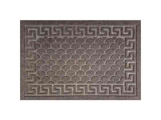 Коврик 40*60см с тиснением No2 Velour Dark brown ТМ BONA DOMUS Киев