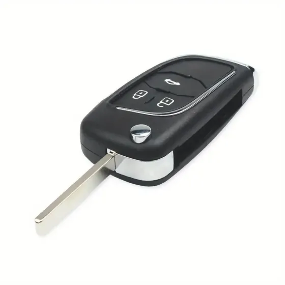 Выкидной ключ Opel Corsa E, корпус под чип, 2 кнопки DKT0269, HU100, новый корпус автоключа Киев