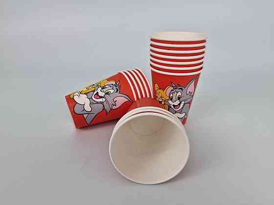 Склянки для напоїв гарячих і холодних 400 мл "TOM and JERRY" (50 шт.) Харків