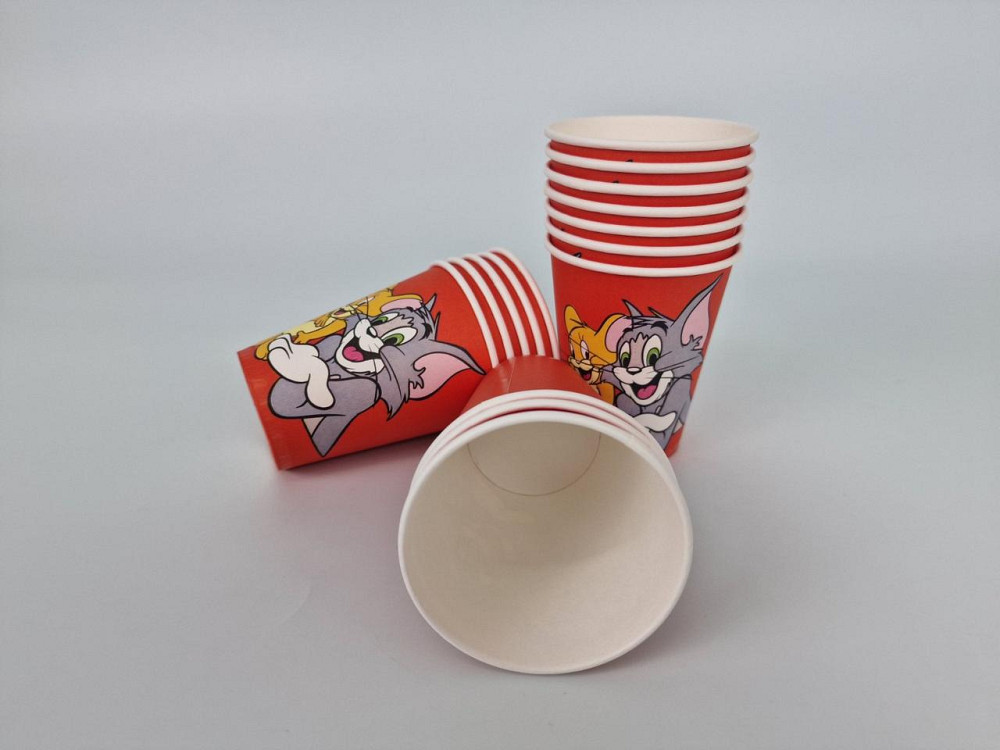 Склянки для напоїв гарячих і холодних 400 мл "TOM and JERRY" (50 шт.) Харків - фото 2