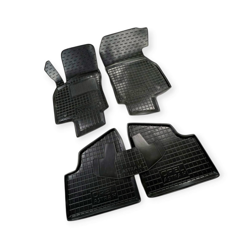 Килимки Опель astra h 2004-2010 борт 2,5см, з перемичкою салону Мукачево - фото 1