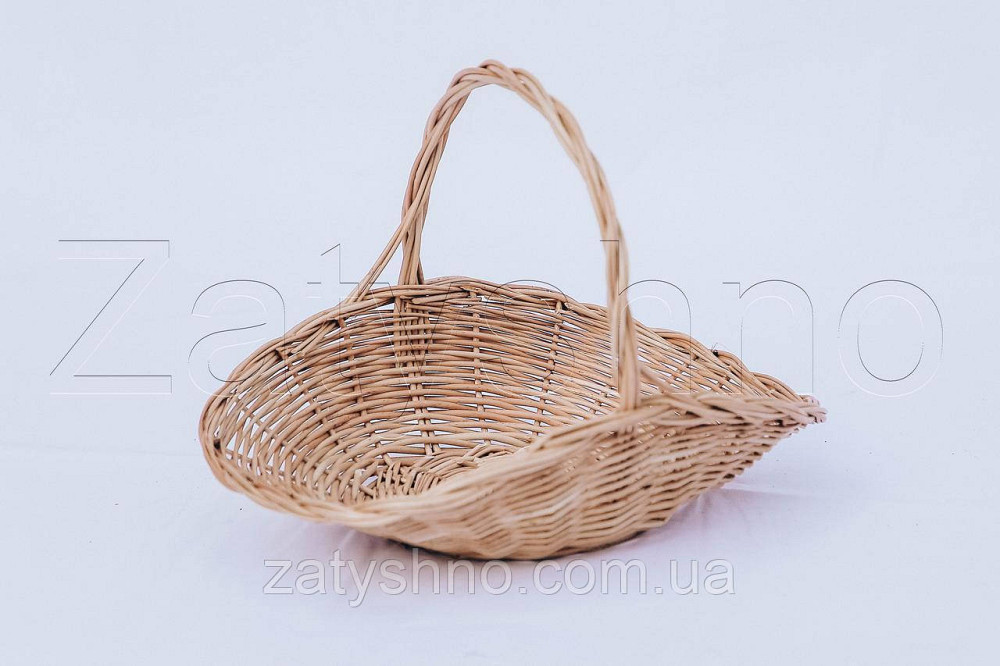 Кошик маленький із лози | плетений кошик із лози | кошики з лози Київ - фото 6
