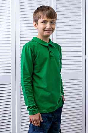 Джемпер-поло для хлопчика темно синій, зелений, індиго, червоний топ Крохатушка одяг Київ