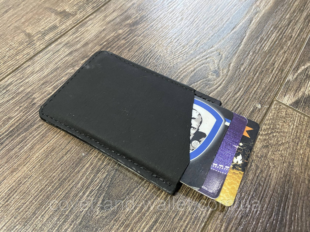 Стильний шкіряний картхолдер, обкладинка на права PS Leather Київ - фото 3