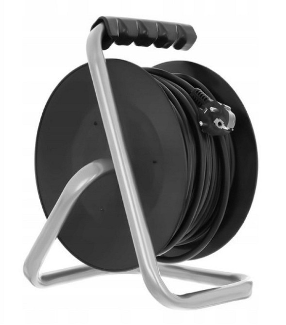 BX-757 Удлинитель на катушке 50 м, 4 розетки с заземлением, медный кабель 3×2.5 мм², мощность 2950 Вт, IP44 Одесса - изображение 3