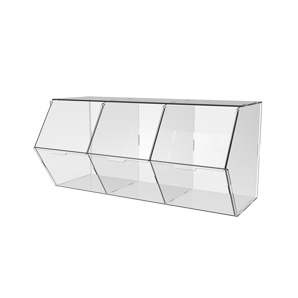 Диспенсер EKOSTAR для мармеладів, снеків, горіхів 3 комірки Київ - фото 2