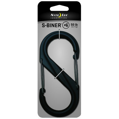 Карабин туристический Nite ize Plastic Carb S Biner Size 6 NI676 All Black (4823082709571) Винница - изображение 2