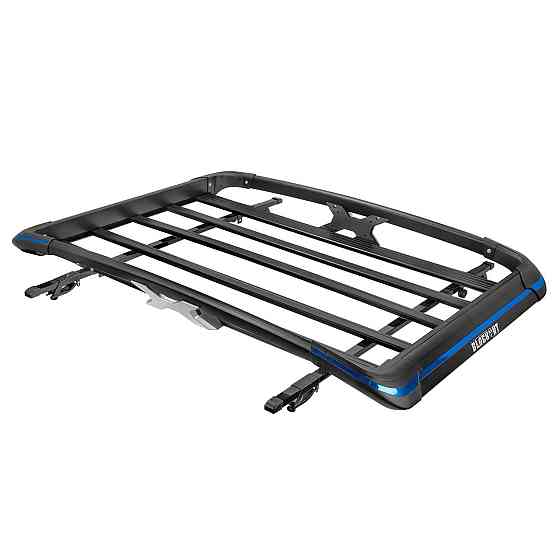 Экспедиционный багажник на крышу авто универсальный чёрная алюминиевая 160X110CM Киев