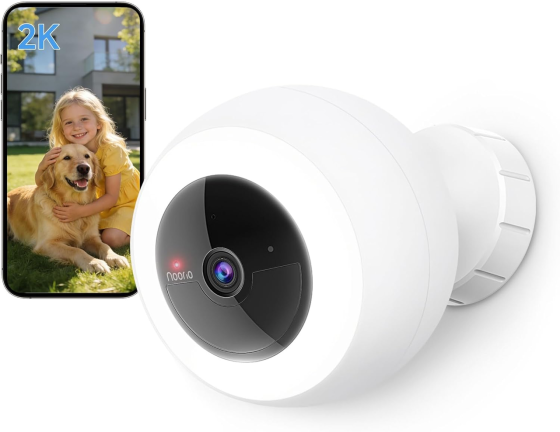 Беспроводная камера видеонаблюдения Noorio B310 4 Мп 2K Wi-Fi, аккумуляторная, IP66, прожектор 600 лм, ночное видение Киев