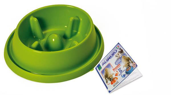 Миска для здорового харчування Adagio Medium для собак і котів, розмір 25.5 x 23 x 6.5 см Київ - фото 1