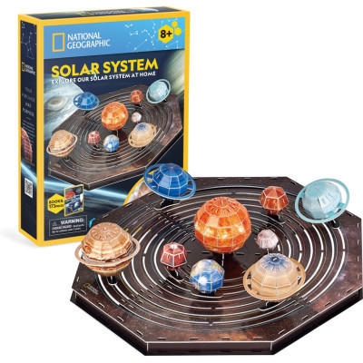 Пазл Cubic Fun Тривимірна головоломка-конструктор Stem Сонячна система (DS1087h) Вінниця - фото 2