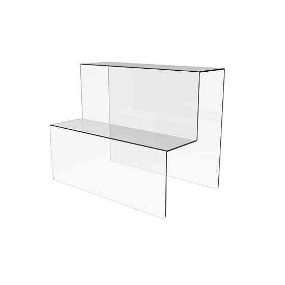 Горка EKOSTAR под товар на 2 ступеньки из акрила 250х200х150 Киев