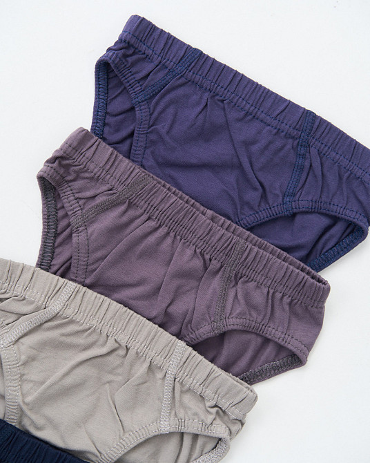 Подростковые трусы на мальчика - однотонный микс (5шт в уп) Nicoletta 41702 Киев - изображение 2