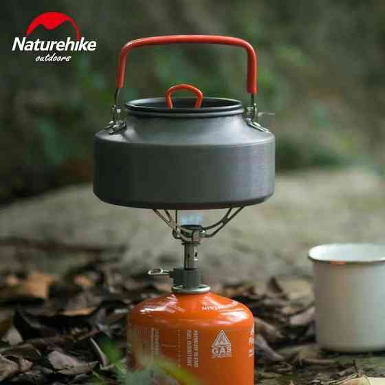 Туристический чайник Naturehike NH17C020-H из алюминия 1.1л (Серый) Вінниця