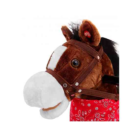 Коник-гойдалка Ramiz FDRK047B-DB, коричнево-білий Київ