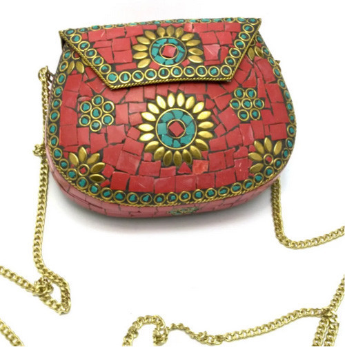 Сумочка маленька з металу з камінням Київ - фото 1