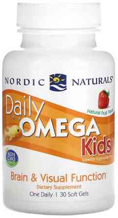 Рыбий жир для детей Nordic Naturals Daily Omega Kids 30 капсул Фрукты Киев