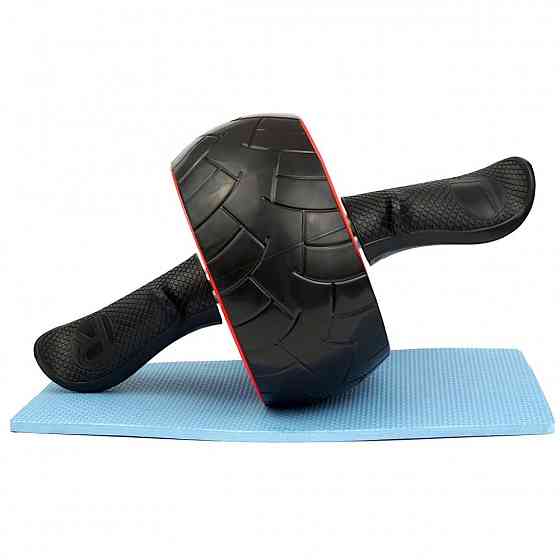 Колесо для преса PowerPlay 4326 зі зворотним механізмом AB Wheel Pro Чорно-червоне Луцк