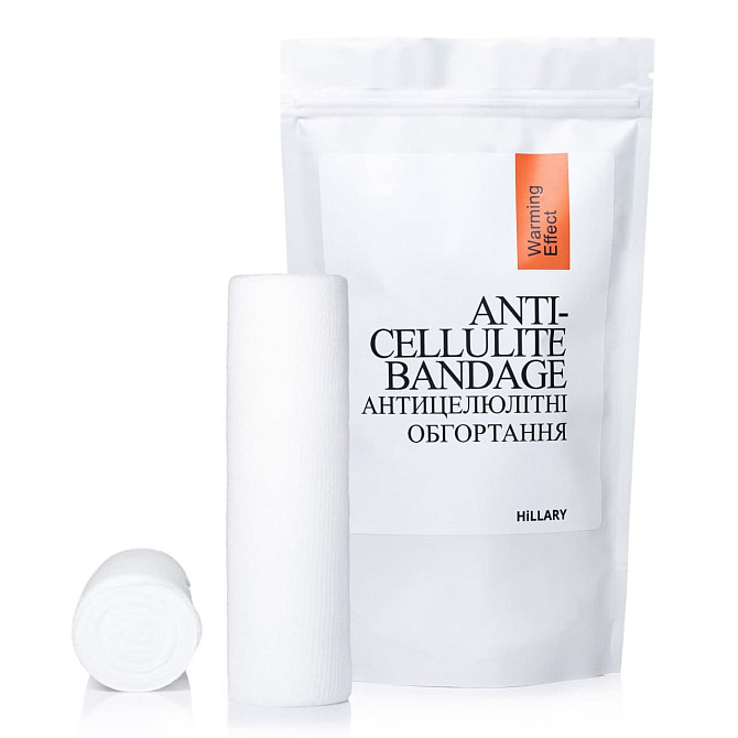 Антицелюлітні обгортання з розігрівальним ефектом Anti-cellulite Bandage Warming Effect Hillary Київ - фото 1