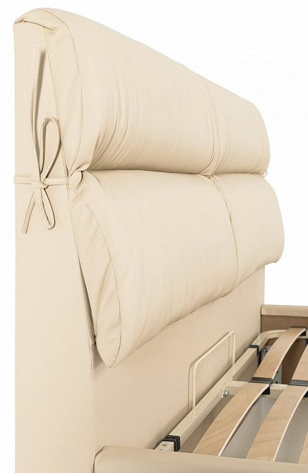 Ліжко Двоспальне Edinburgh Comfort 180 х 200 см Fly 2207 З підйомним механізмом та нішою для білизни Бежевий Дніпро - фото 13