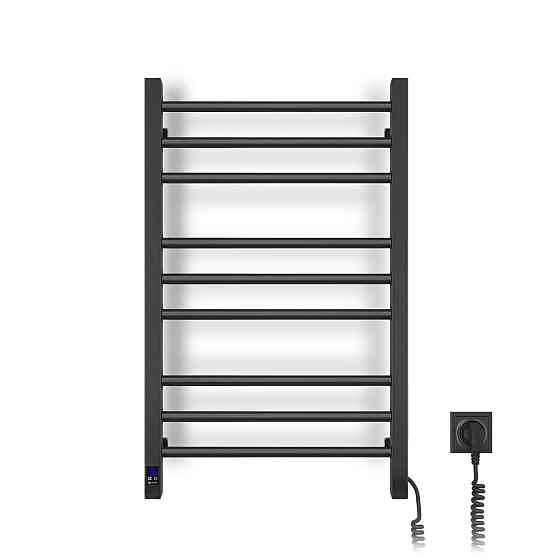Полотенцесушитель электрический Navin Классик Квадро 500х800 Sensor с таймером, черный (12-216053-5080) Киев