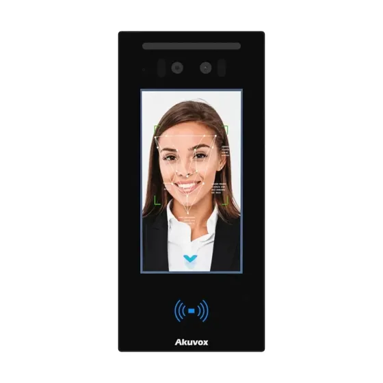 Біометричний термінал контролю доступу 2Mp Akuvox A05C з розпізнаванням облич та зчитувачем Mifare / NFC / BLE / QR (00-00002238) Киев
