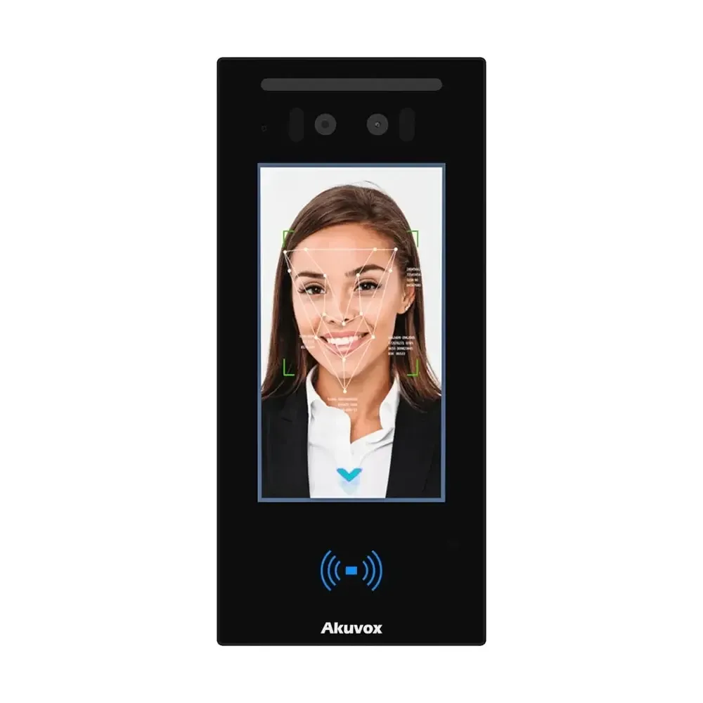 Біометричний термінал контролю доступу 2Mp Akuvox A05C з розпізнаванням облич та зчитувачем Mifare / NFC / BLE / QR (00-00002238) Киев - изображение 2