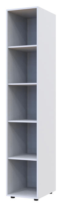 Пенал відкритий Doros Гелар 38,2х49,5х203,4 см Білий (DRS-011140) Львів - фото 2