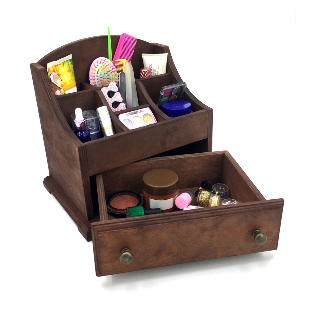 Органайзер для косметики "Ядвіга" капучино Миколаїв - фото 3