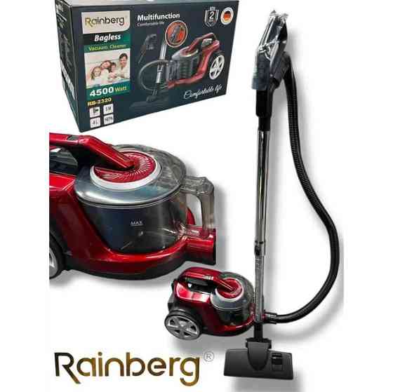 Пылесос безмешковый Rainberg RB-2320 Контейнерный пылесос 4500Вт с НЕРА-фильтром Мощный циклонный PW-79 Львов