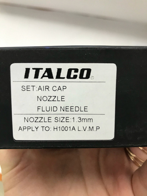 Сопло 1,3мм для краскопульта H-1001A LVMP ITALCO NS-H-1001A-1.3LM Чернигов - изображение 3