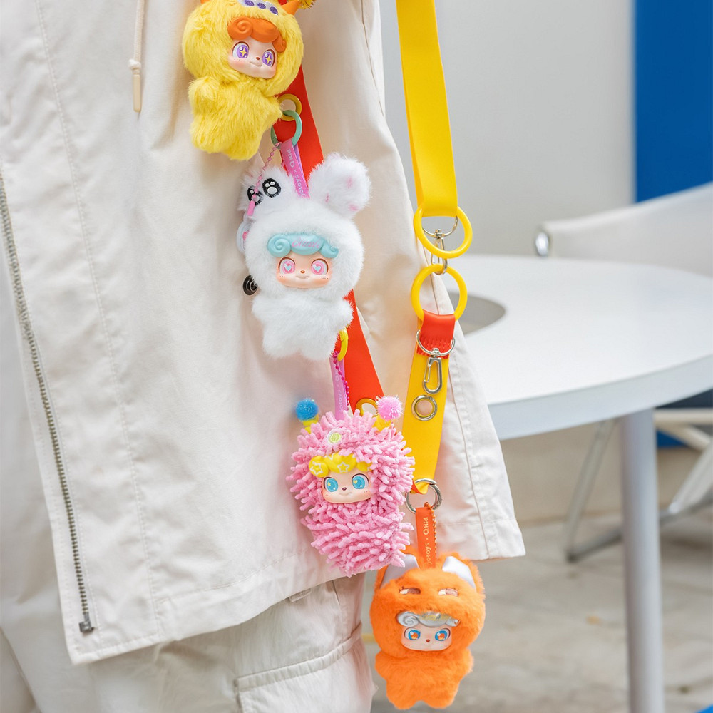 Колекційна м'яка іграшка з кільцем POP TOP JOTOYS серії Q.Kid - Космо-хвилі Дніпро - фото 6