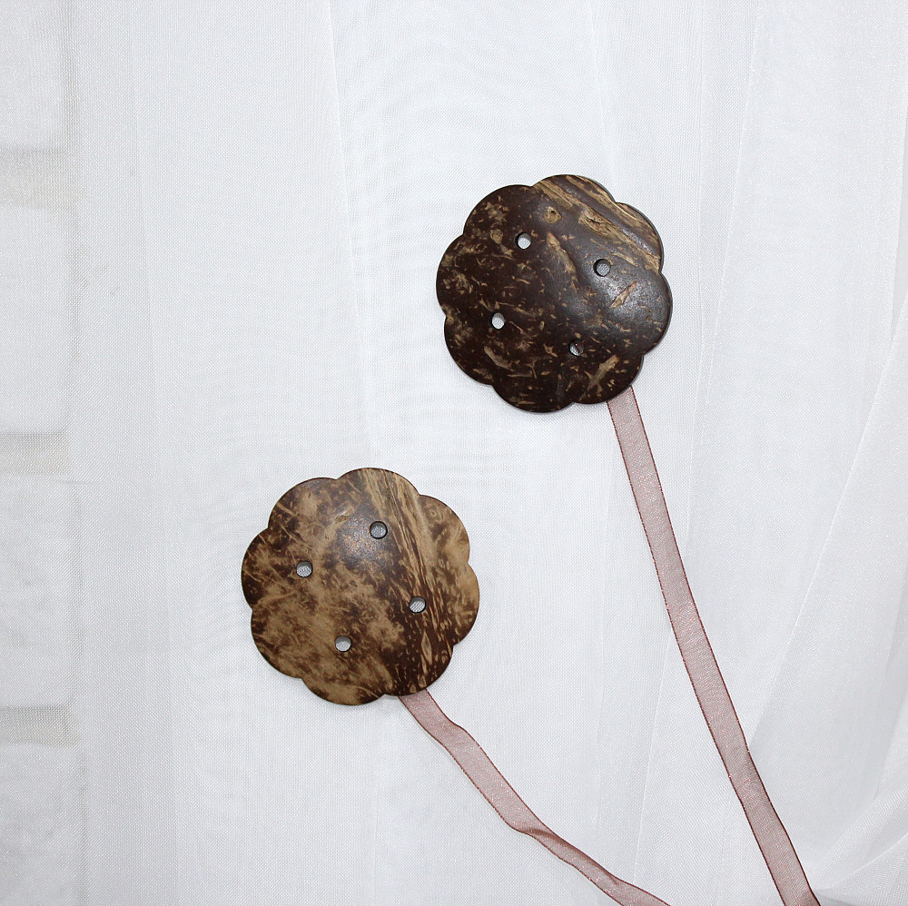 Магніти для штор і гардин (122м) Шейла набір 2 шт Коричневий (81-033) Київ - фото 3