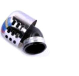 Фільтр повітряний (нульовик) Ø42mm, 45*, дзвін (хром) JING Київ - фото 1