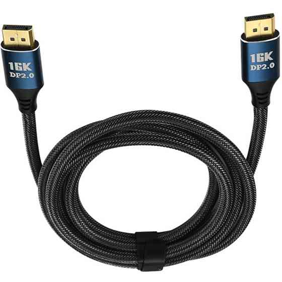Кабель DisplayPort M - M 3.0м, V2.0,  DPLink 16K 60Hz Винница