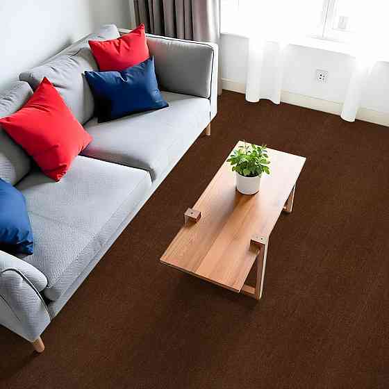 Самоклеящаяся плитка под ковролин в рулоне коричневый 600х3000мм SW-00002586 Днепр