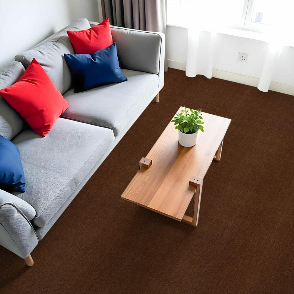 Самоклеящаяся плитка под ковролин в рулоне коричневый 600х3000мм SW-00002586 Днепр - изображение 6