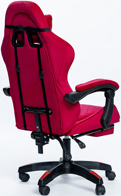 Крісло геймерське DIEGO ALCANTARA PRO Red Київ - фото 3