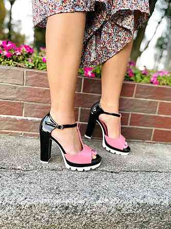 No brend Босоніжки жіночі K1-5 рожеві (літо, еко-лак) (909) Коломыя