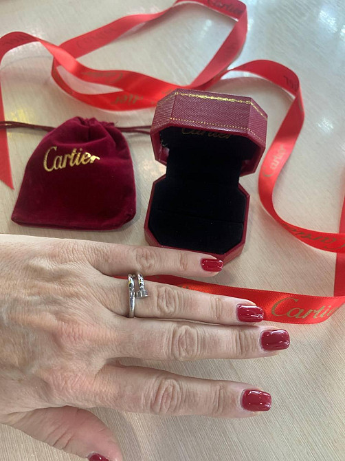 Кольцо Гвоздь посеребрение / Брендовое кольцо Cartier в красивой брендовой упаковке Одесса - изображение 9