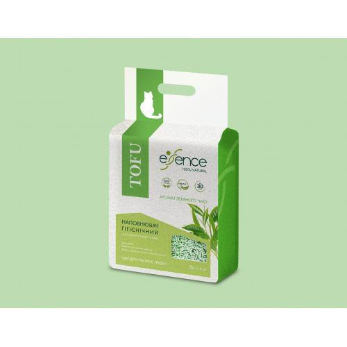 Наполнитель для кошачьего туалета Essence из тофу, с ароматом зеленого чая, 6 л Киев - изображение 6