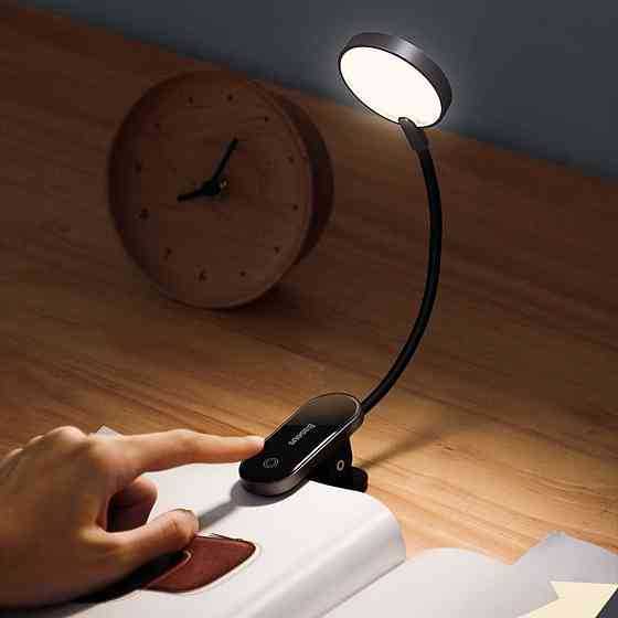 Світильник Baseus Comfort Reading Mini Clip Lamp Dark Gray Київ