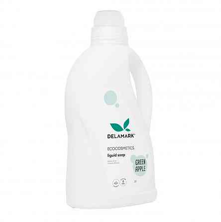Жидкое мыло Зеленое яблоко DeLaMark 2 л Винница
