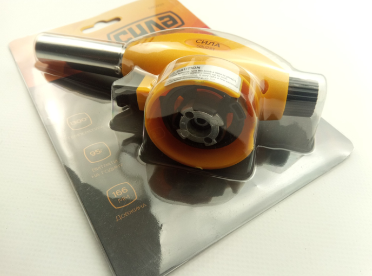 Пальник газовий з пьєзопідпалювачем 680233 d22x166мм (СИЛА) Вінниця - фото 2